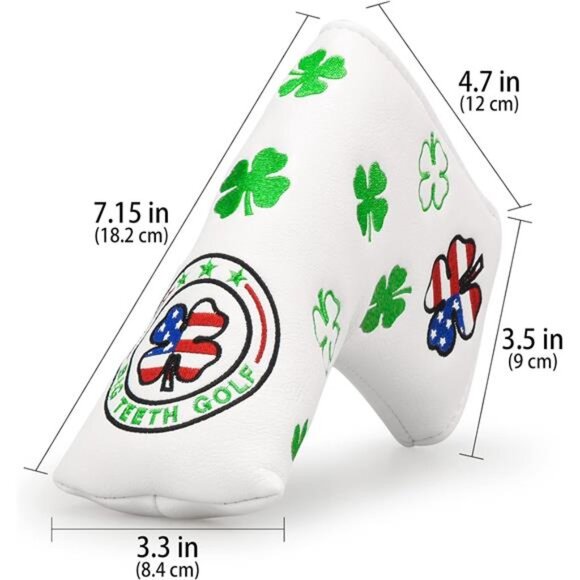 Golf Blade PutterCover HeadcoverClub Protector Magnetic Bar Closure Putter Cover - Picture 5 of 7